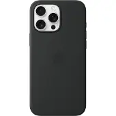 Apple - Beskyttende deksel for mobiltelefon - MagSafe-samsvar - silikon - svart - for iPhone 16 Pro Max