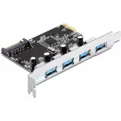 DeLOCK PCI Express-kort med 4 x ekstern USB 3.2 Gen 1