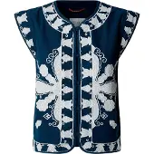 Pepe Jeans for woman. PL402531 Waistcoat Heaven navy (L), Casual, Cotton