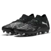 Puma FUTURE 8 MATCH FG/AG Football Boots Unisex, Shoes, Black/Cool Light Gray/Green, 40.5