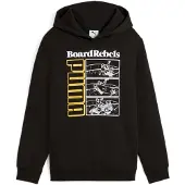 Puma Mid 90s Hoodie, Clothing, Black, 7-8Y