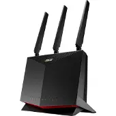 Asus 4G-AC86U - Trådløs ruter - WWAN 4-portssvitsj - 1GbE - Wi-Fi 5 - Dobbeltbånd - 4G service ikke inkludert
