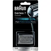 Braun Series 7 70S - Reservefolie og -skjærer - for barbermaskin - sølv - for Series 7