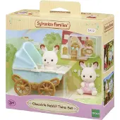Sylvanian Families - Chocolate Rabbit Twins - 5432 - - OneSize - Dukketilbehør