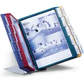 Durable Indekssystem VARIO TABLE 20 - inkl. 20 stk. A4-lommer assorterte farger