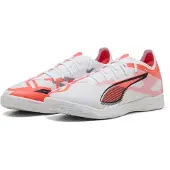 Puma ULTRA 5 MATCH IT Futsal Boots, Shoes, White/Black/Glowing Red, 39