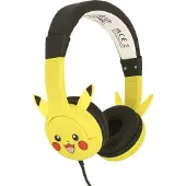 OTL TECHNOLOGIES Pokémon Pikachu - Barnehodetelefoner - Volumbegrenset 85dB max