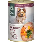 Pure Nature Adult 6 x 400 g - kylling med laks & okse