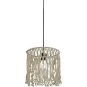 Searchlight Bahama hengelampe, hvit, tau, Ø 31,5 cm, E27