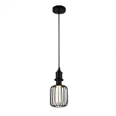 Searchlight LED Deco-pære sylinder E27 4,5W 2700K svart metallstivere