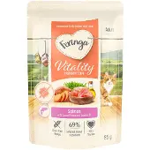 Feringa Vitality Hairball Care - Anti-hårball laks 6 x 200 g