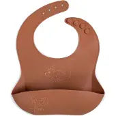 Filibabba Silicone bib with print - squirrel