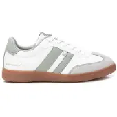 Xti for woman. 14348506-KAKI Trainers 143485 white (37), Flat, Laces, Casual