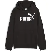 Puma ESS No. 1 Logo Fleece Hoodie Youth, Clothing, Black, 7-8Y
