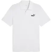 Puma Essentials No. 1 Logo Pique Polo Men, Clothing, White, XXL