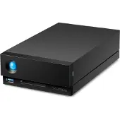 LaCie 1big Dock STHS10000800 - Harddiskarray - 10 TB - 1 brønner (SATA-600) - HDD 10 TB x 1 - Thunderbolt 3, USB 3.1 (ekstern) - med 5-års Rescue Data Recovery Service Plan