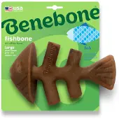 Benebone Fiskebein - Stor: ca. L 21 x B 12 cm