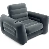 Intex Pull-Out Chair, Enkel-stol, Grå, PVC, 2240 mm, 1170 mm, 660 mm