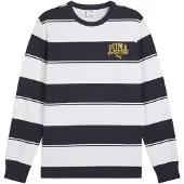 Puma Class Striped Crew Men, Clothing, New Navy, XL