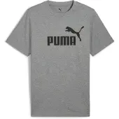 Puma Essentials No. 1 Logo Tee Men, Clothing, Medium Gray Heather, S