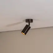 Argon Sado downlight, 1 lyskilde, antrasitt, stål, justerbar