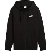 Puma Essentials No. 1 Logo Full-Zip Hoodie Men, Clothing, Black, M