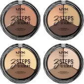 Nyx Professional Makeup 3 Steps To Sculpt Face Light Bronzer