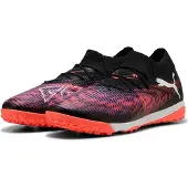 Puma FUTURE 8 MATCH TT Football Boots Unisex, Shoes, Black/White/Glowing Red, 44.5