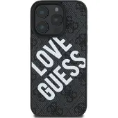 GUESS Pu Leather 4g Big Love Logo Magsafe Iphone 16 Pro Telefondeksel