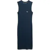 Superdry Rib Bodycon Ermeløs Kort Kjole
