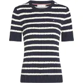 Tommy Hilfiger Ww0ww38744 Genser Med Korte Ermer