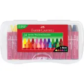 Faber-Castell Fargekritt - 24 stk. - Multi - - OneSize - Fargesett