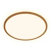 Briloner LED-taklampe Tava Wood, Ø 42 cm, plast, 3000 K