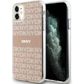 DKNY IML Mono & Stripe MagSafe-etui for iPhone 11 / Xr - rosa