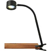 Briloner Oppladbar klemmelampe Tari, svart, CCT, berøringsdimmer, USB