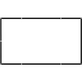 24.Se Projektorlerret 150" 16:9 - kinolerret / filmlerret for hjemmekino og gaming