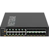 Netgear M4350 Series M4350-12X12F - Switch - L3 - Styrt - 12 x 1/2.5/5/10GBase-T + 12 x SFP+ - front til bakside-luftflyt - rackmonterbar
