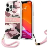 GUESS GUHCP13XKCABPI iPhone 13 Pro Max 6,7" rosa/rosa hardcase Camo Strap Collection