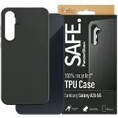 PanzerGlass SAFE. by - Baksidedeksel for mobiltelefon - selvhelbredende TPU - svart - for Samsung Galaxy A35