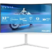 Philips Evnia 5000 32M2C5501 - LED-skjerm - gaming - kurvet - 32" (31.5" synlig) - 2560 x 1440 QHD @ 180 Hz - Fast VA - 3500:1 - HDR10 - 0.5 ms - 2...