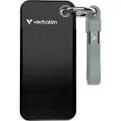Verbatim Pocket SSD - 2TB - USB 3.2 Gen 2 - Svart / Grå