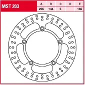 TRW Mst203 Bremsekive