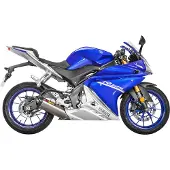 Akrapovic Racing Line Yamaha Yzf-r125 14-18 S-y125r4-hrt Ikke-homologisert Komplett Eksosanlegg