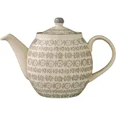 Bloomingville Karine tekanne, grå, keramikk