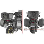 Givi Voge Valico 900 Dsx 2024 One-fit Monokey Plo9260mk Montering Av Sidevesker