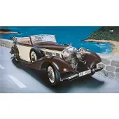 Italeri 3701, Klassisk bil, Monteringssett, 1:24, MERCEDES BENZ 540K, Flerfarget, Landkjøretøy modell