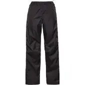 Vaude Women's Fluid Full-Zip Pants S/S, regnbukser, dame, svart