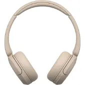 Sony WH-CH520 - Hodetelefoner med mikrofon - on-ear - Bluetooth - trådløs - beige