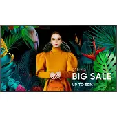 Samsung QH50C - 50" Diagonalklasse (49.5" synlig) - QHC Series LED-bakgrunnsbelyst LCD-skjerm - Crystal UHD - intelligent skilting - Tizen OS - 4K ...