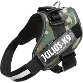 JULIUS K-9 IDC Power-hundesele, camouflage - Størrelse L: Brystomkrets 63 - 85 cm